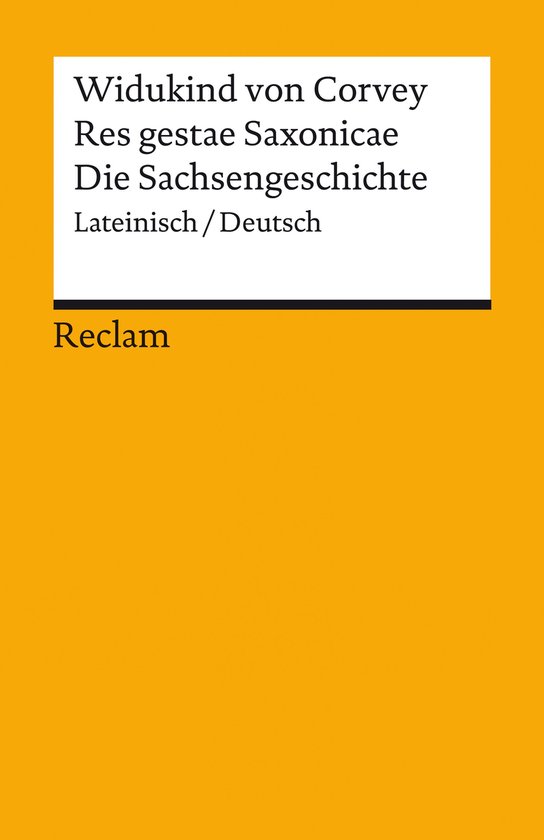 Reclams Universal-Bibliothek - Res gestae Saxonicae / Die Sa ... - cover