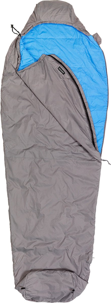 Cocoon Mountain Wanderer Deken Slaapzak Volcano Grey / Light Blue regular van Merkloos — afbeelding 2