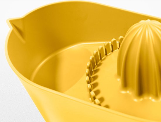 Hand citruspers - Oblo - Woestijn Geel - L 22 x B 14 x H 13 cm - Polypropyleen van B+ Design — afbeelding 4