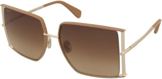 Maxmara MM0120 Shiny light brown 58/17/135 WOMAN Zonnebrillen van Merkloos — afbeelding 3