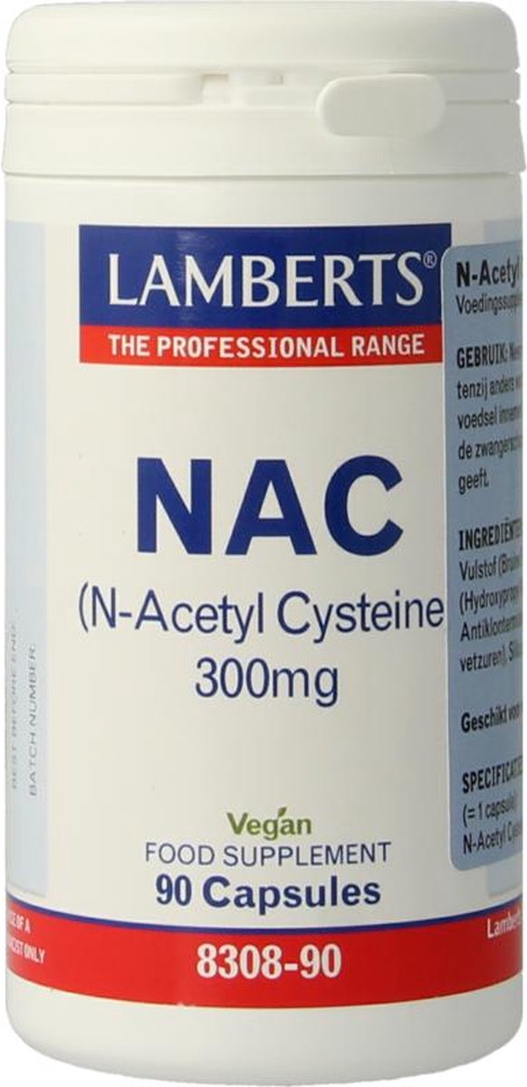 Goedkoopste Lamberts N acetyl cysteine 90 Capsules