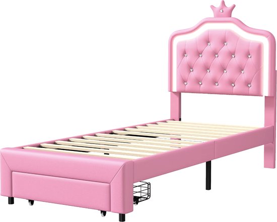 Disney Peuterbed met lades Princess roze 142x59x77 cm WORL660016 Disney Peuterbed met lades Princess roze 142x59x77 cm WORL660016