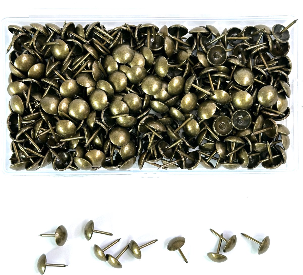 sourcing map 30 stuks massief messing bekleding spijkers, 12