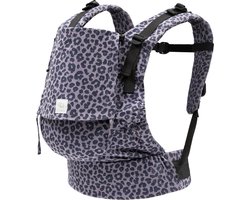 Stokke Limas Carrier Flex, Leopard Lilac - 2023-versie (OCS) - Babydrager met gesp - Drie draagopties - Veilig voor baby's van 1 maand/ 4 kg tot 20 kg