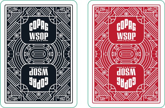 Jeu de cartes - COPAG - 1546 - Jumbo Index - Noir Doré - Plastique PVC