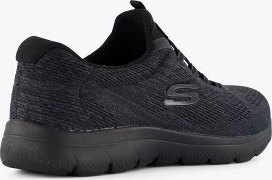 Skechers Summits - Baskets femme Fun Flair - Zwart - Confort Extra - Mousse à mémoire de forme - Taille 37