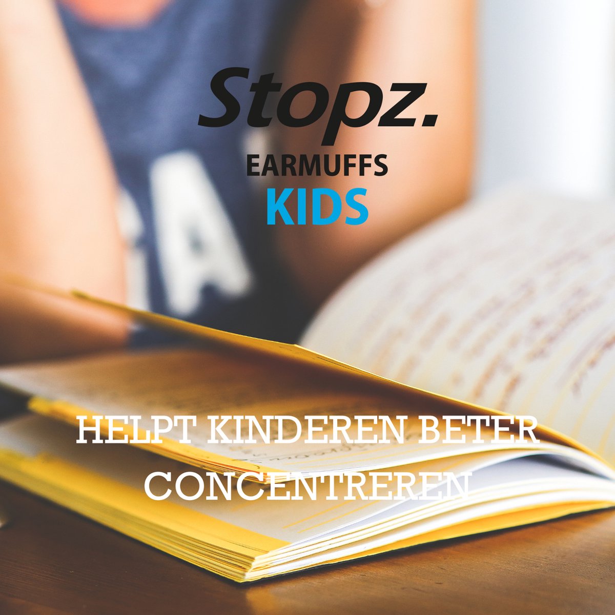 Stopz. Kids Gehoorbescherming kinderen | Oorkappen kinderen | Oorbeschermers kinderen | Vermindert omgevingsgeluid en verhoogt de concentratie | Handig voor in de klas of bij luidruchtige evenementen – foto 3