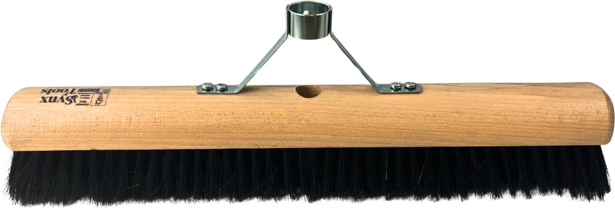 Goedkoopste Synx Tools Bezem Los 50cm Zaalveger met steelhouder - Paardenhaar/kamerveger - Zachte bezem - Zonder Steel - Binnen bezem
