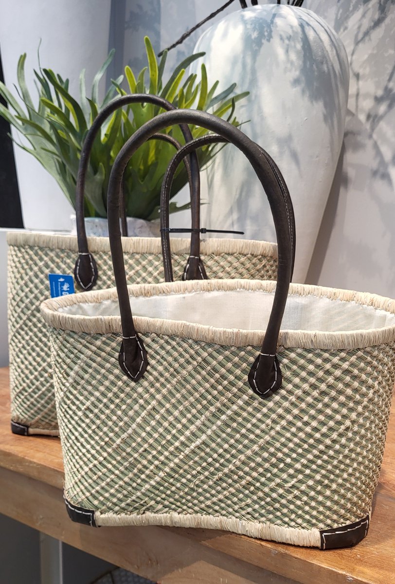 Gone Arty - Shopper - Tas - Zeegras - Leer - Fairtrade