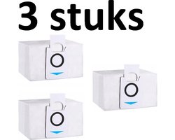 3 x stofzakken geschikt voor de Ecovacs Deebot X1 OMNI / T10 OMNI / X1 TURBO - Vuilafvoerzakken - Grote Capaciteit Stofzuigerzak - Hoogwaardige vervanging - Compatibel met model: Ecovacs: Deebot X1 OMNI T20 OMNI T10 OMNI X1 Turbo - 3 stuks afvalzak