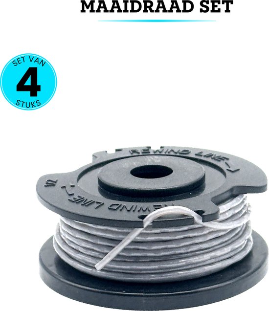 Somstyle Maaidraad Set Geschikt voor Bosch EasyGrassCut - 4 Stuks - Ø 1,6 MM - Draadspoel voor Grastrimmer - 5 Meter - Trimmerdraad van Somstyle — afbeelding 3
