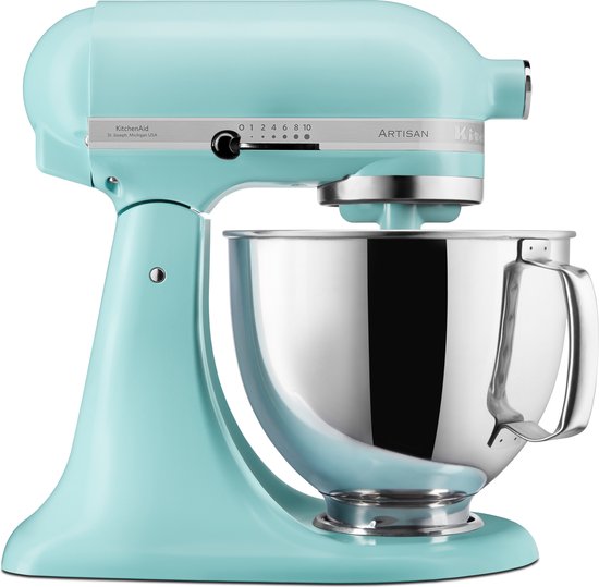 KitchenAid 5KSM125EMI mixer Staande mixer 300 W Blauw van KitchenAid — afbeelding 3