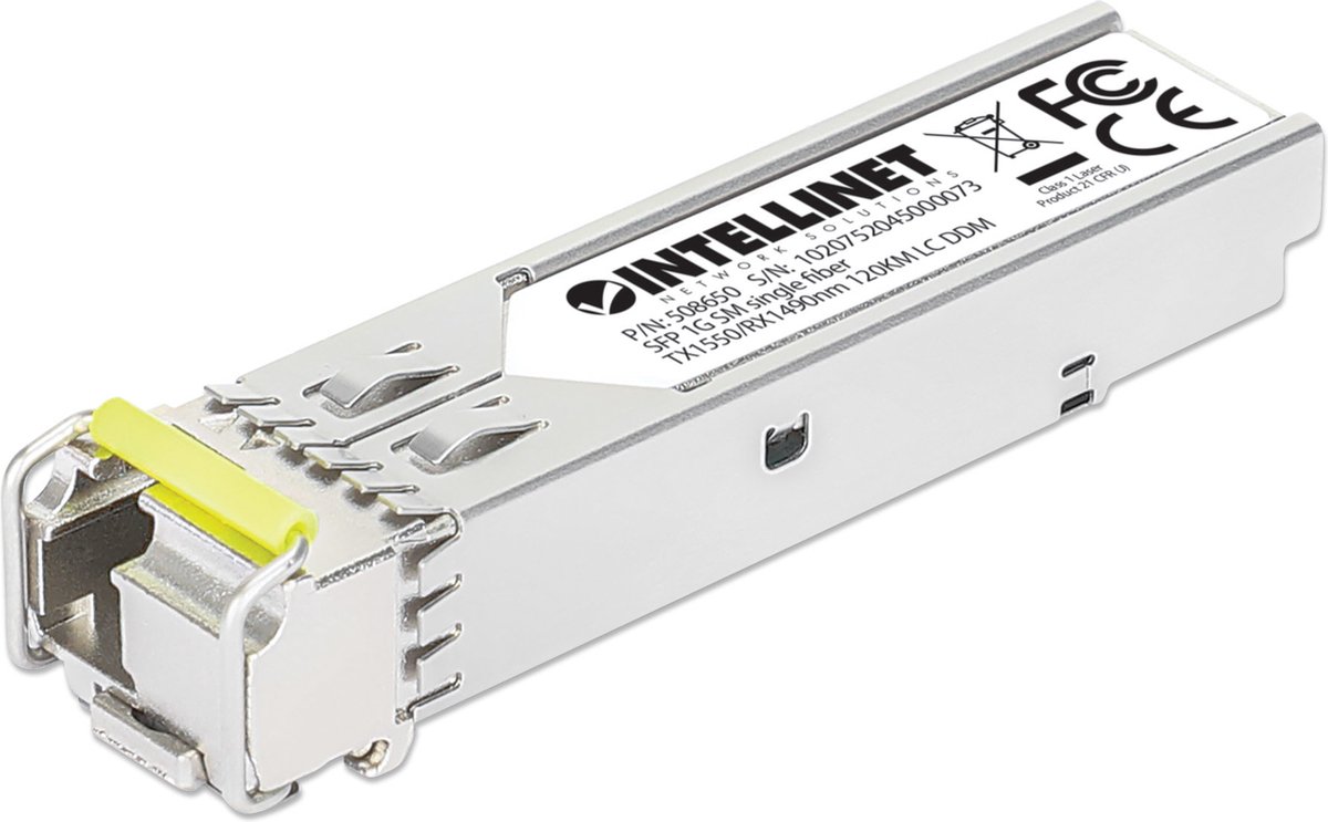 Intellinet Gigabit SFP Mini-GBIC transceiver WDM bidirectioneel voor glasvezelkabel