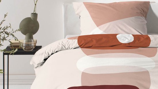 Cinderella Kiezel Dekbedovertrek - Eenpersoons - 140x200/220 cm - Naturel van Cinderella — afbeelding 4