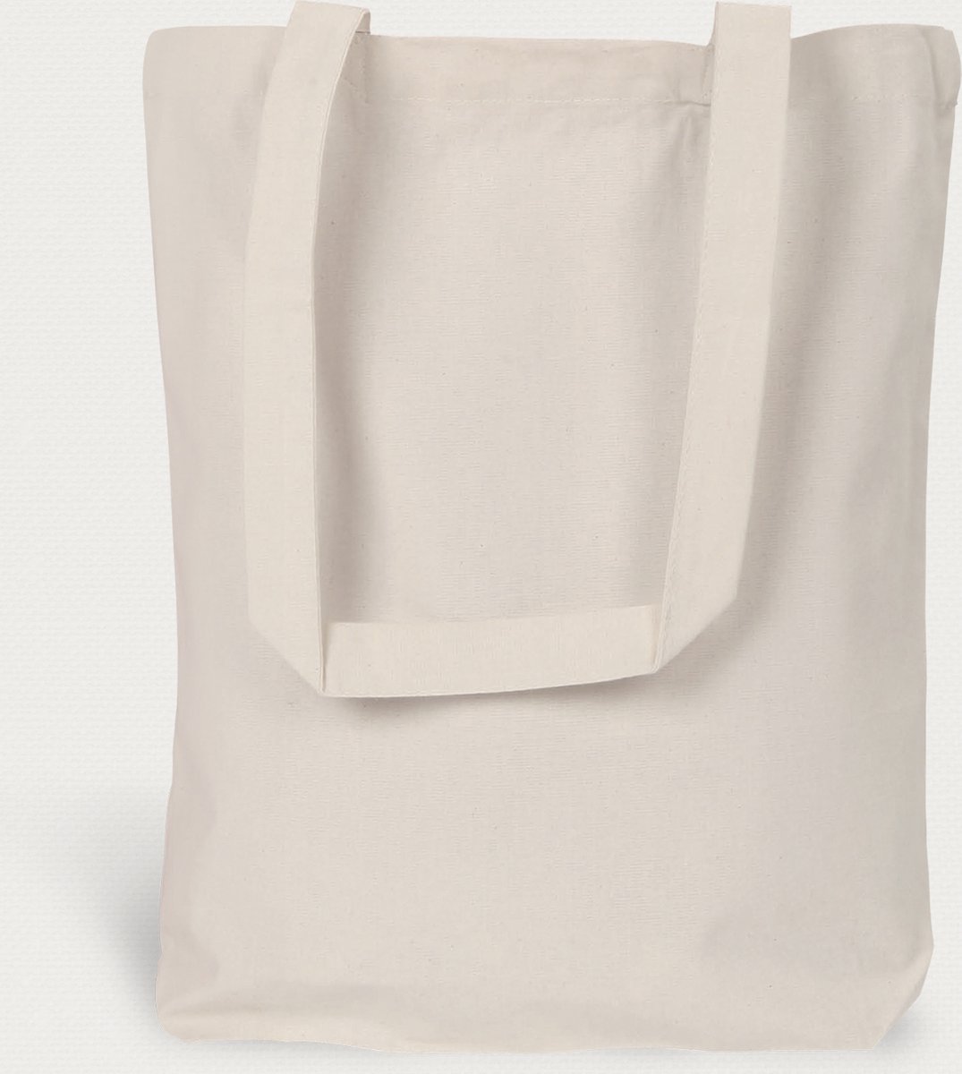 Draagtas met lange hengsels - Natural - 42 x 38 cm - Halink
