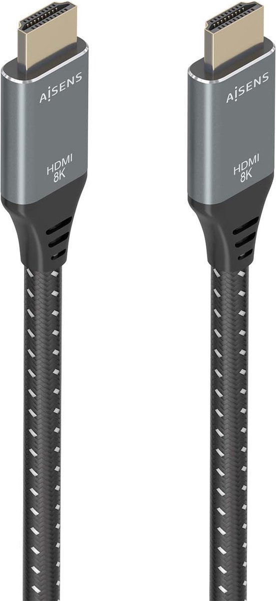 AISENS A150-0876 HDMI kabel 5 m HDMI Type A (Standaard) Zwart, Grijs