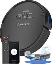 Heevey Robotstofzuiger met dweilfunctie - Slimme navigatie - Automatisch oplaadstation - Dweilrobot - Robotstofzuiger huisdieren