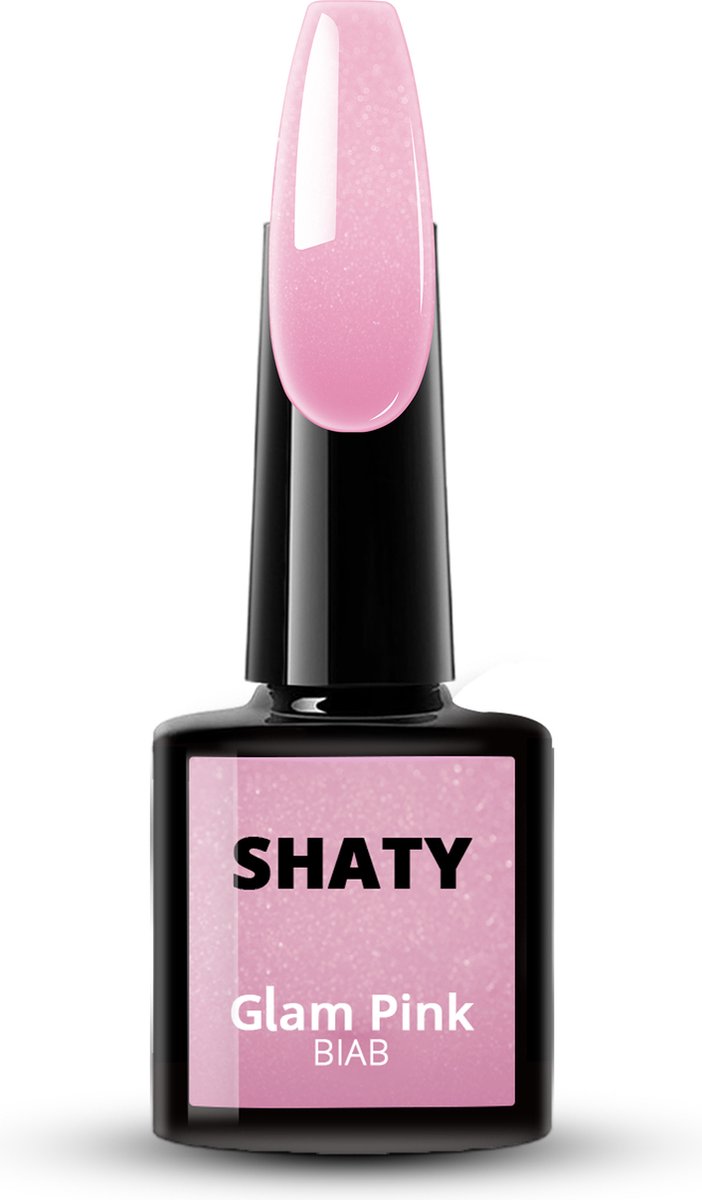 SHATY® BIAB – Builder in a Bottle – BIAB Nagel Builder Gel – BIAB Nagellak – Glam Pink - HEMA & TPO Free – 8ml