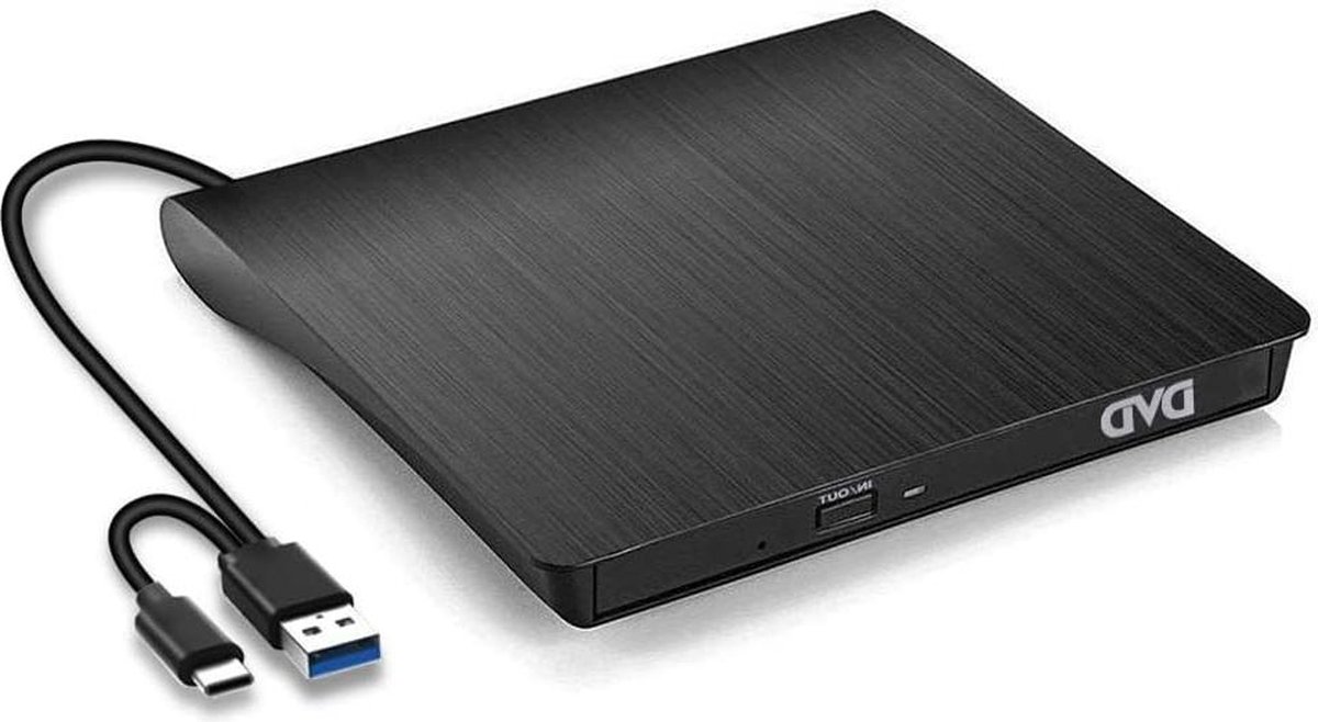Externe DVD-CD drive USB 3.0/DVD Superdrive voor MacBook/Windows 10.