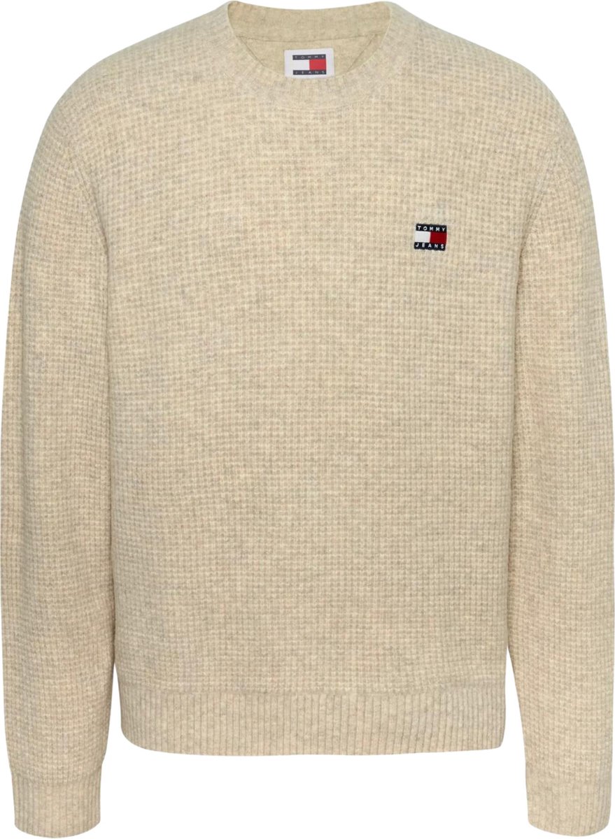 Tommy Jeans Heren Sweaters Waffle Sweater – 3XL Beige