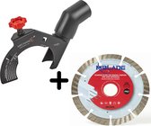 Set de disques diamantés 1A1RSS 125 TECHNIC ADVANCED + AirDuster aspiration universelle des poussières pour meuleuses d'angle 115 - 125mm