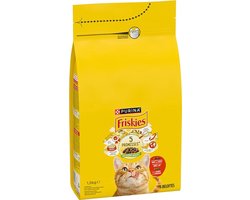 Friskies droogvoer voor katten - rund, kip & groenten 1.5kg