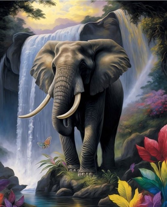 Diamond painting olifant - prachtige designs van olifanten – Mindful Hobby's