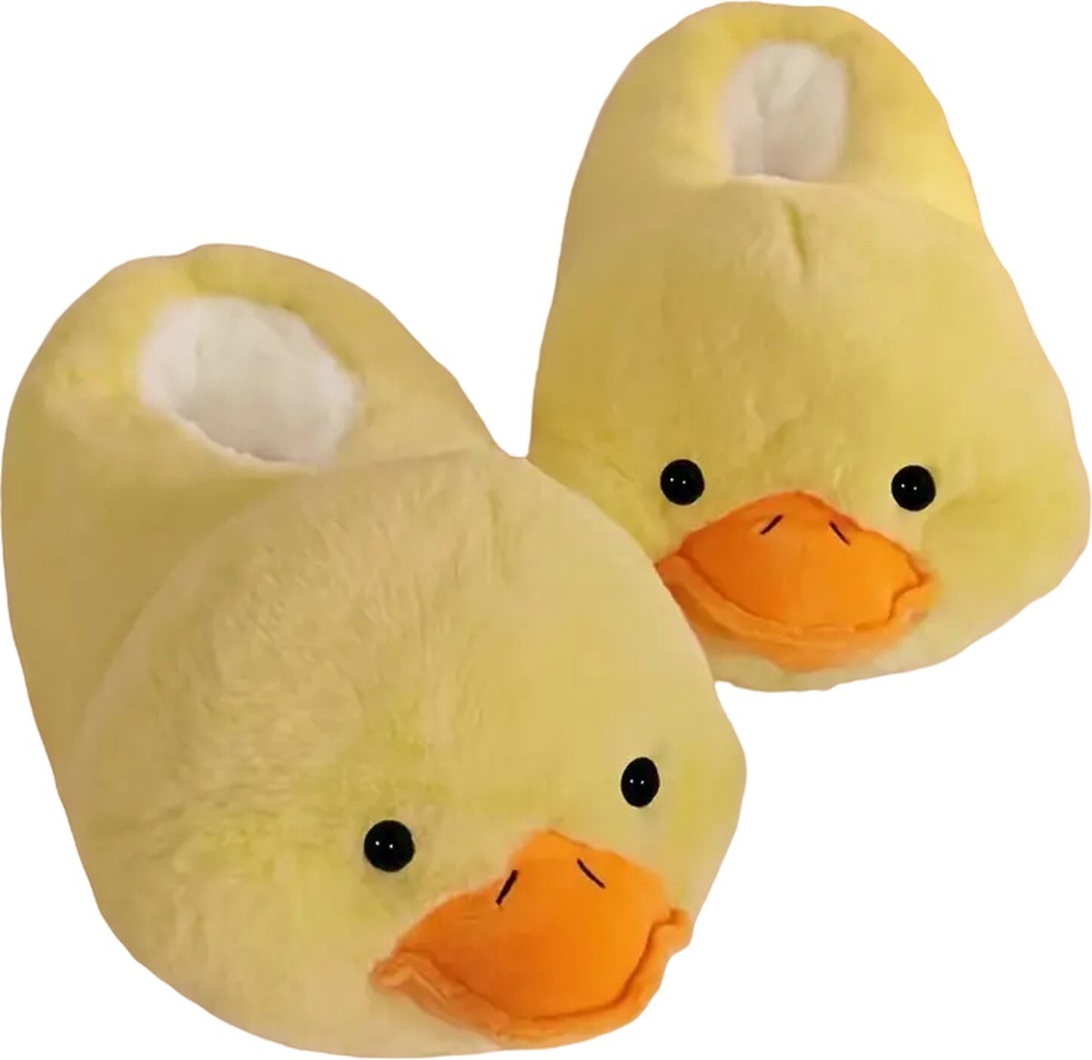 Grappige pantoffels | Gele eend sloffen | One size fits all maat 32 t/m 38 voor Kinderen, Dames en Heren | Pantoffel dierensloffen | Pluche dierenpantoffels | zachte binnenschoenen | Sloffen en Pantoffels maat 32, 33, 34, 35, 36, 37, 38…