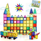 Magnetisch Speelgoed 100 Stuks Gladi Tiles - Magnetic Tiles - Magnetische Tegels - STEM Speelgoed voor 3 t/m 12 Jaar - Magnetische Bouwstenen - Educatief Speelgoed - Speelgoed Cadeau