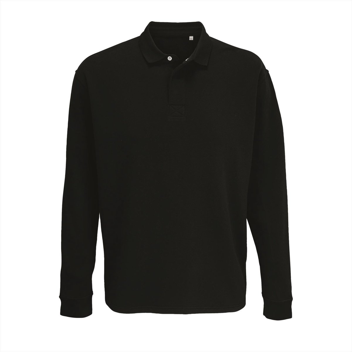 SOL'S Unisex Polo Collar Sweatshirt Heritage L03990 - Black - L