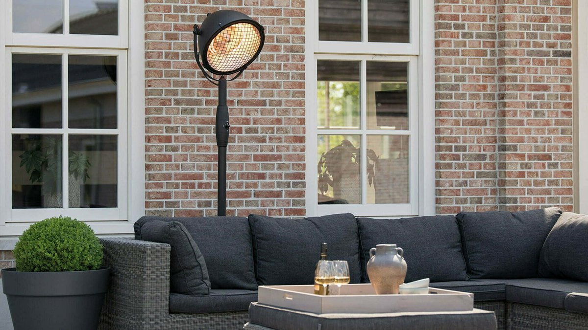 Sunred Indus Bright 2100 W - Freestanding patio heater - Black