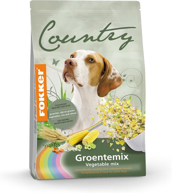 Fokker - Country Groentemix Hondenvoer 6 KG