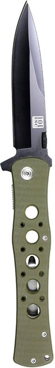 Zakmes - groen - metaal - G10 handvat - inklapbaar - 27,5 cm - survivalmes