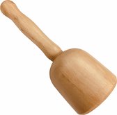 Kisbeibi Lot De 2 Marteaux De Sculpture En Cuir Avec Manche En Bois Et