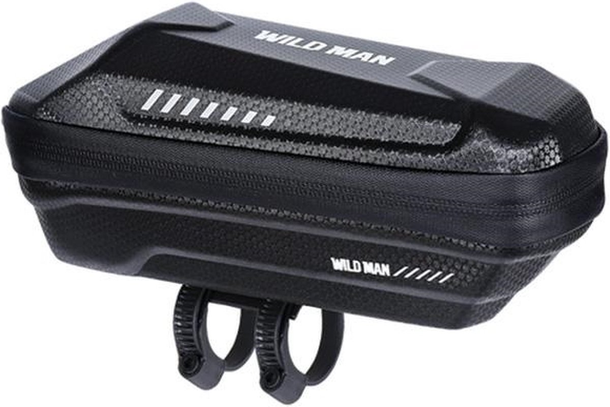 WILDMAN Fietskoffer/houder XS5 frametas zwart/zwart