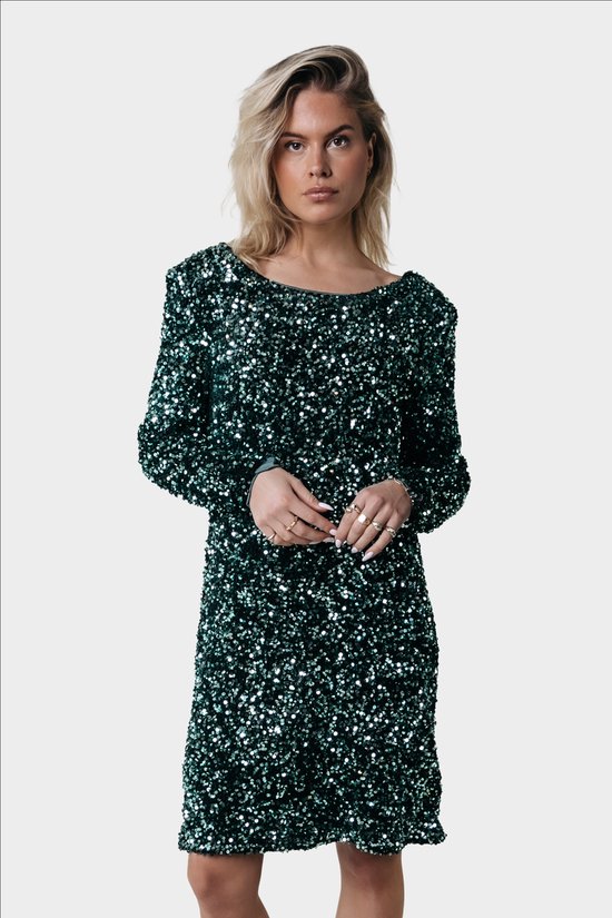 Colourful Rebel Tina Sequins Straight Dress - M