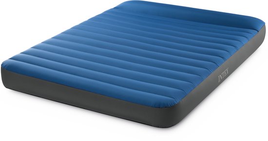 Intex TruAire Twin Dura-Beam Camping Mattress met Quickfill USB150 luchtpomp - 203 x 152 x 22 cm van Intex — afbeelding 2
