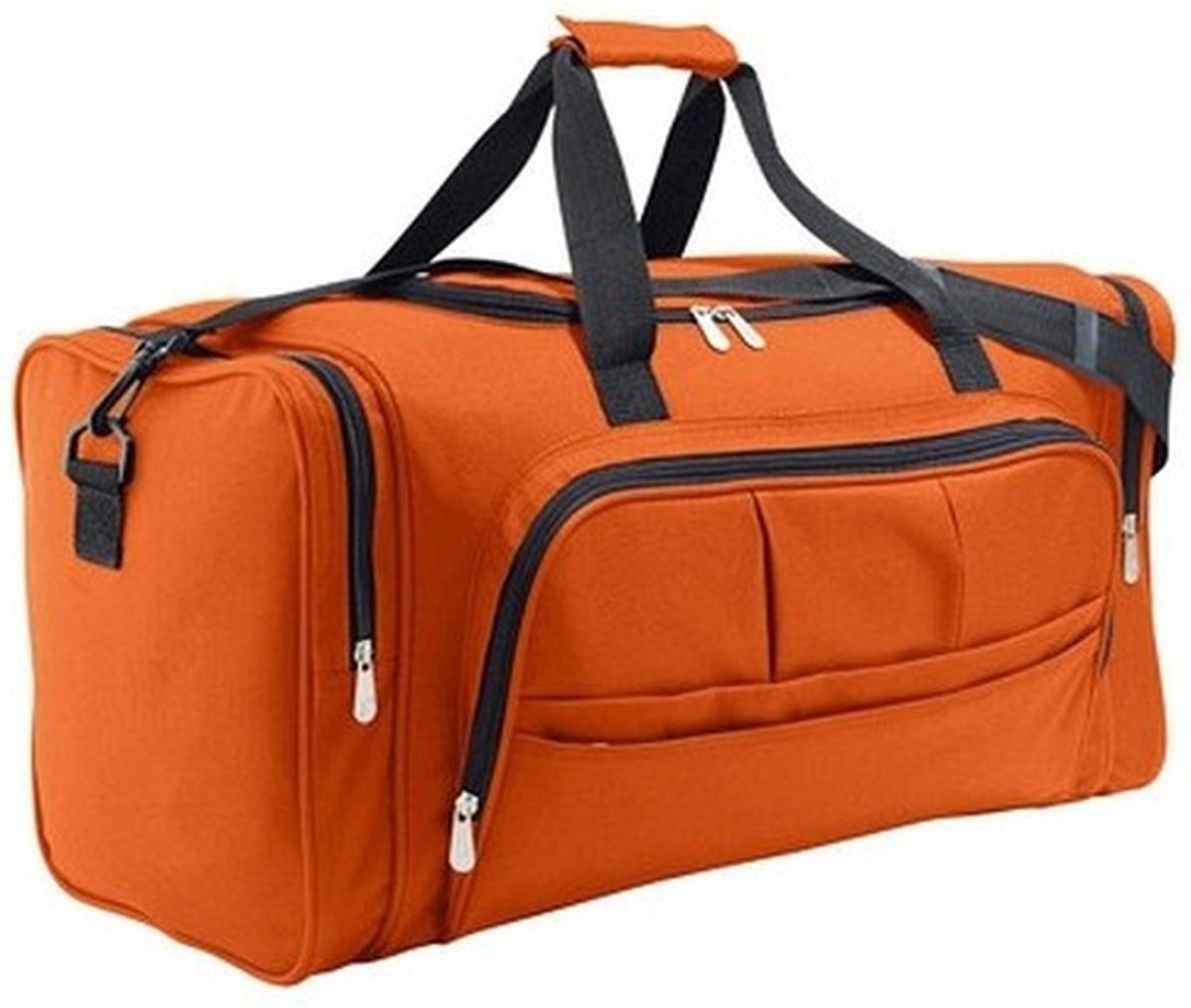 Polyester sporttas oranje -