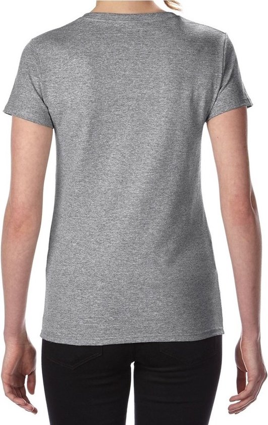 Basic V hals t shirt grijs voor dames Casual shirts Dameskleding t shirt grijs M bol