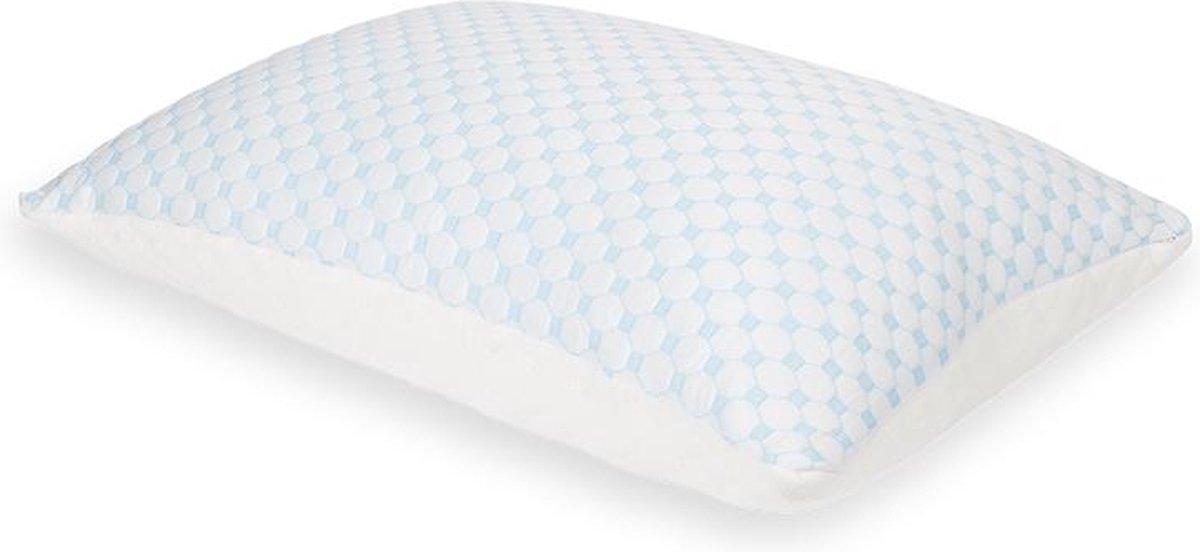 Hoofdkussen - Pillow - Afstelbaar - Memory Foam - 100% versnipperd traagschuim - 70 x 50 cm (lxb) - Geschikt voor rug- zij- en buikslapers - Navulbaar vergelijkbaar als hoofdkussens voor nekklachten – VI Online Products