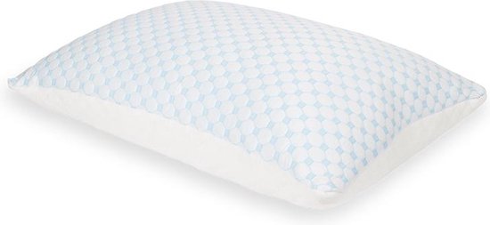 Hoofdkussen - Pillow - Afstelbaar - Memory Foam - 100% versnipperd traagschuim - 70 x 50 cm (lxb) - Geschikt voor rug- zij- en buikslapers - Navulbaar vergelijkbaar als hoofdkussens voor nekklachten – VI Online Products