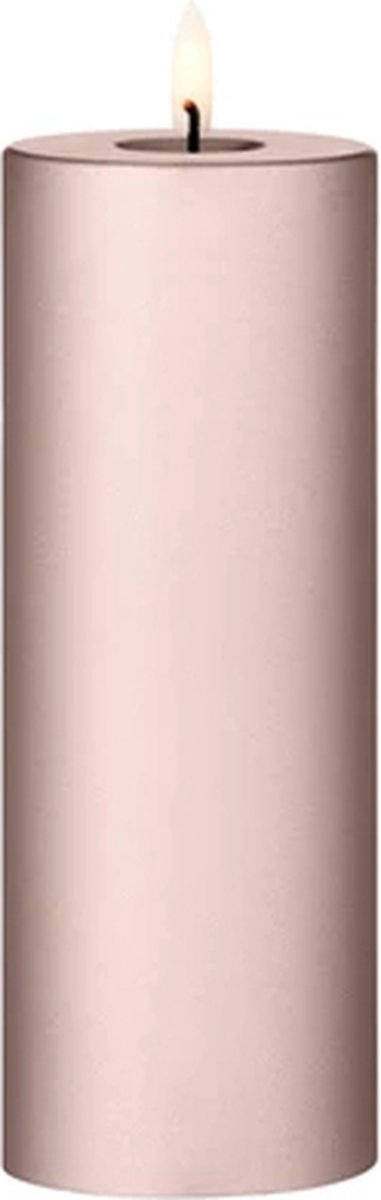 Ester & Erik Led Pillar kaars H20cm champagne metallic