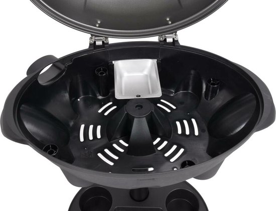 LUND 2-in-1 Elektrische Grill/BBQ - 2400W - Met Deksel & Thermometer - Combinatie Bakplaat & Grillplaat - Staande Grill & Tafelgrill - Voor Binnen & Buiten van lund — afbeelding 5