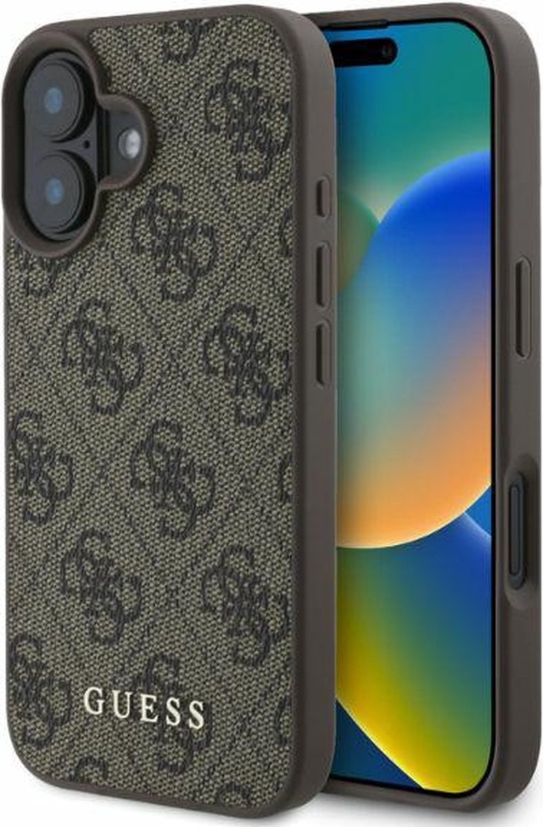 Guess GUHCP16SG4GFBR iPhone 16 6.1" bruin/bruin hardcase 4G Classic