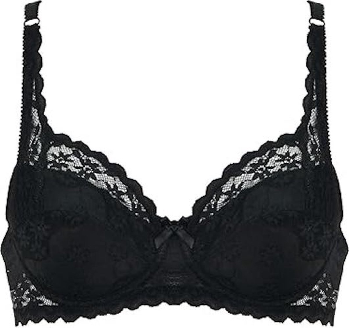 Naturana kanten beugel BH maat 75C zwart