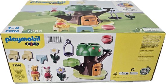 PLAYMOBIL 1.2.3 & Disney Winnie de Poeh Boomhut - 71316 van Merkloos — afbeelding 2