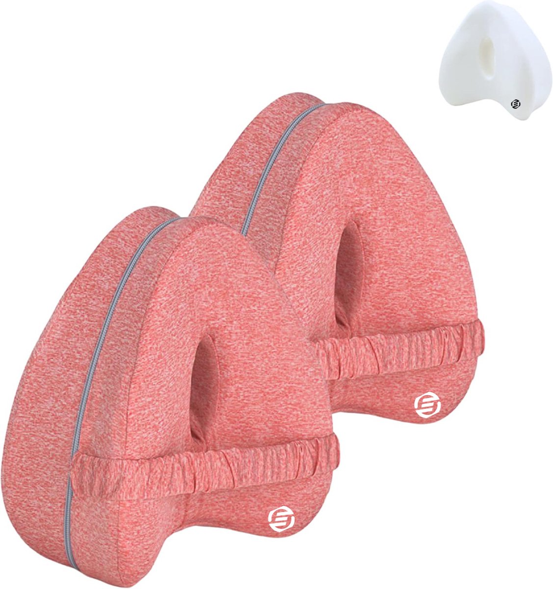 Goedkoopste Equivera Kniekussen - Kniekussen voor in Bed - Kniekussen Orthopedisch - Zijslaapkussen - Kniekussen voor in Bed