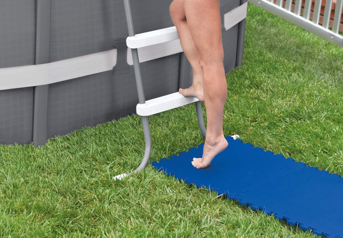 Intex Zwembadtegels - 50 cm x 50 cm x 1 cm - Blauw — afbeelding 5