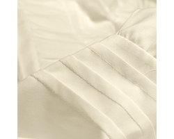 Zydante Dekbedovertrek - Hotel Home Collection - – Microlinnen – Luxe Hotel Look – Ademend en Vochtregulerend – Comfortabel Beddengoed - Plymouth - Creme / 200x200