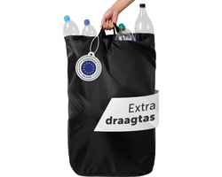 Blumtal - Afvalscheiding Recycle afvalzak - 100L - Statiegeld zak - Lege flessen - Zwart